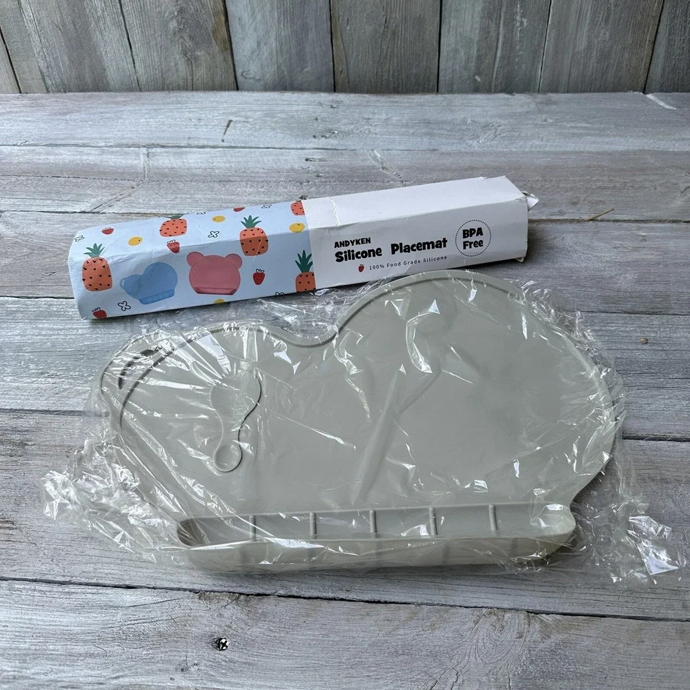 Andyken‎ Silicone Placemat For Kids Babies New Open Box